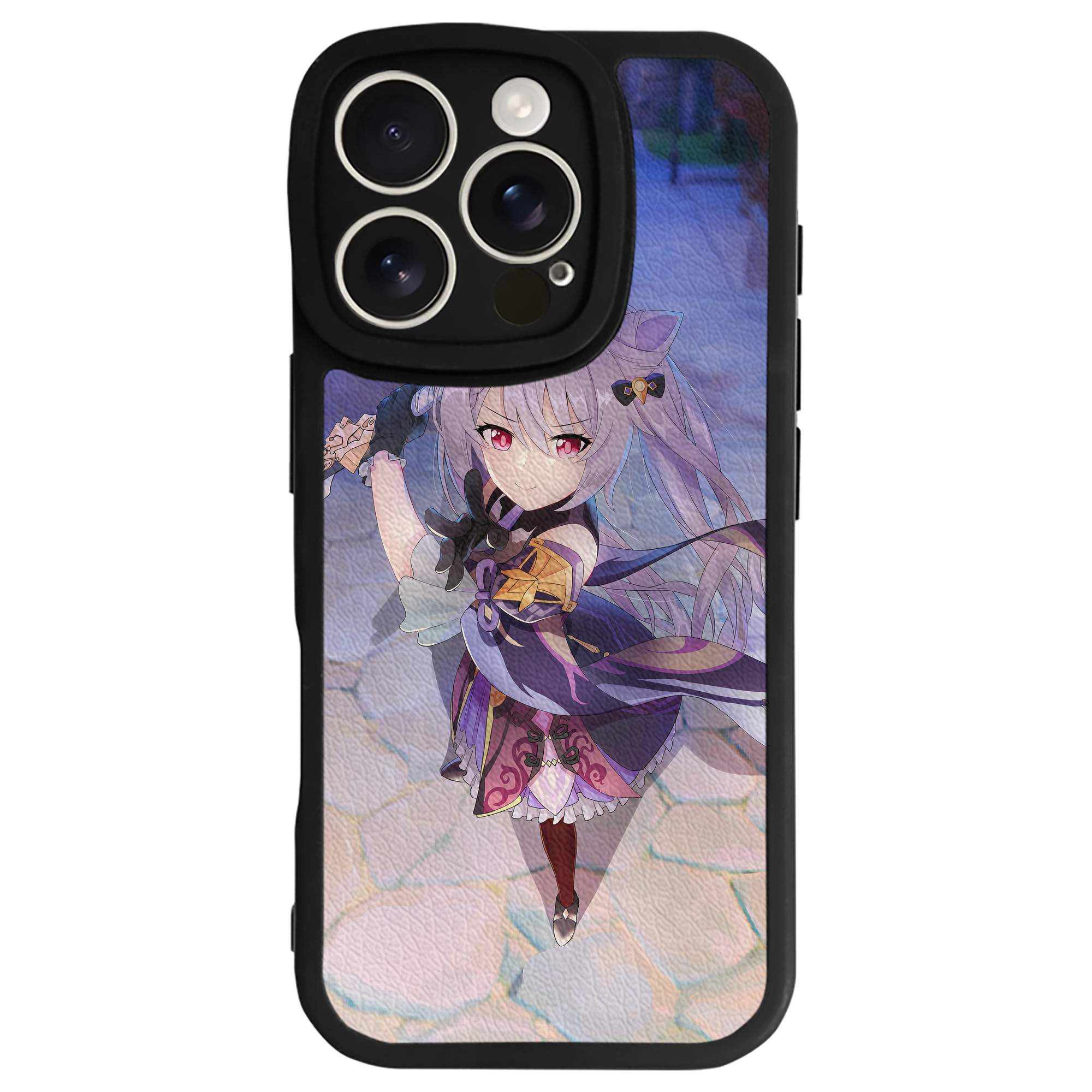 げんし神 genshin 【iPhone 16シリーズ対応】シリコンスマホケース（レザー調） 材質：シリコン